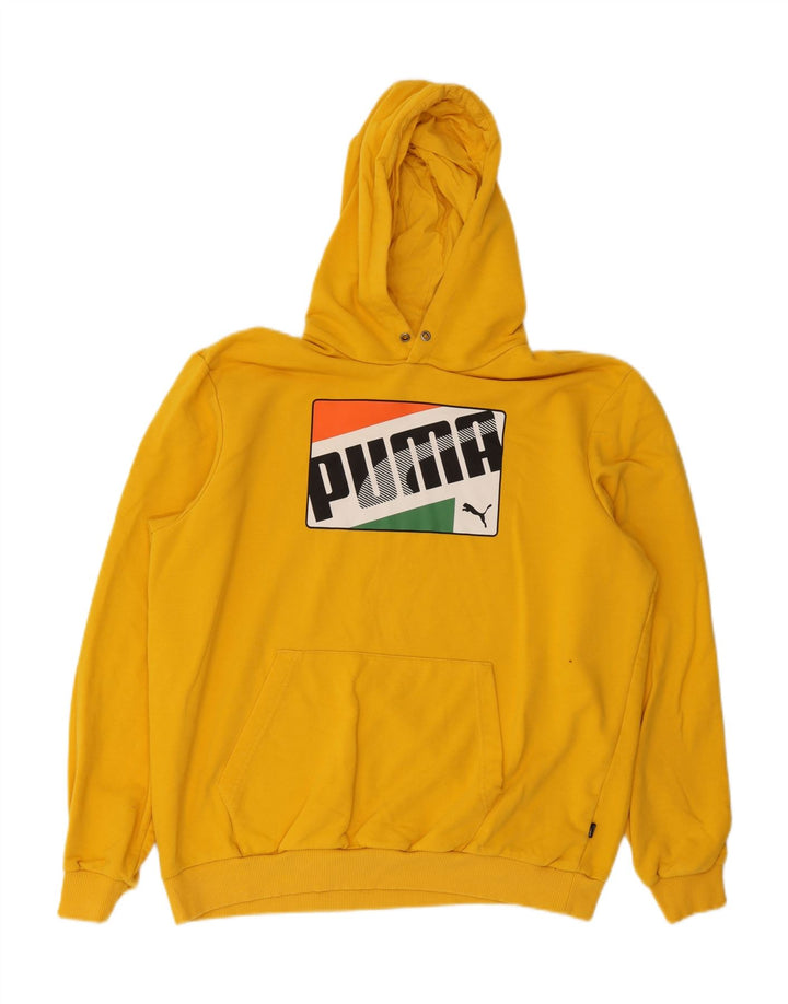 Puma Pull à Capuche Graphic Homme Jaune XL