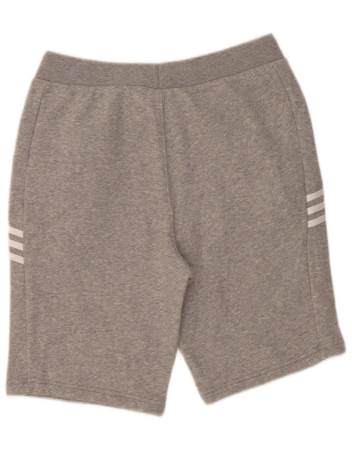 Adidas Short de Sport Garçon 15-16 ans Gris Coton