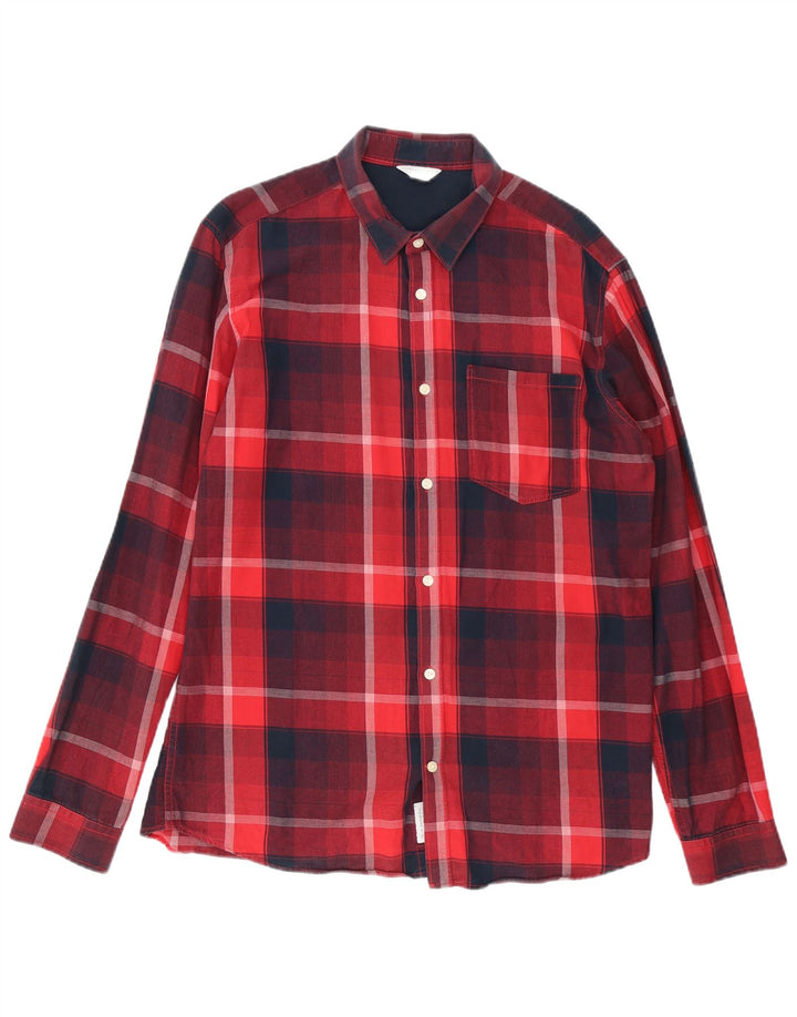 Jack & Jones Chemise Core Flannel XL Rouge Plaid Coton Homme