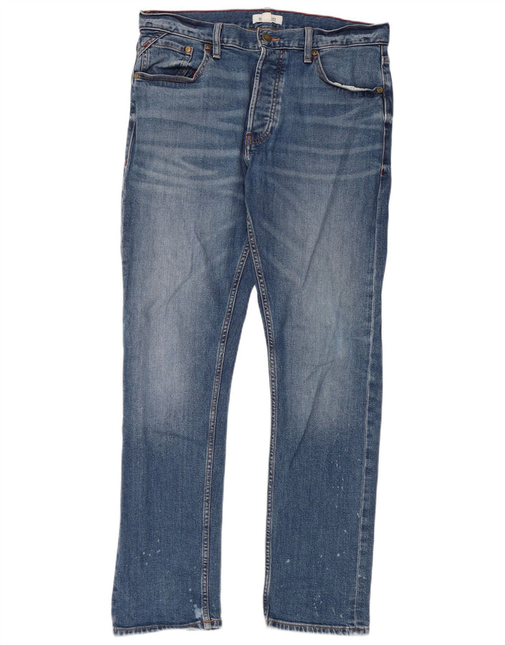 White Stuff Jean Slim effet vieilli W34 L31 en coton bleu pour homme