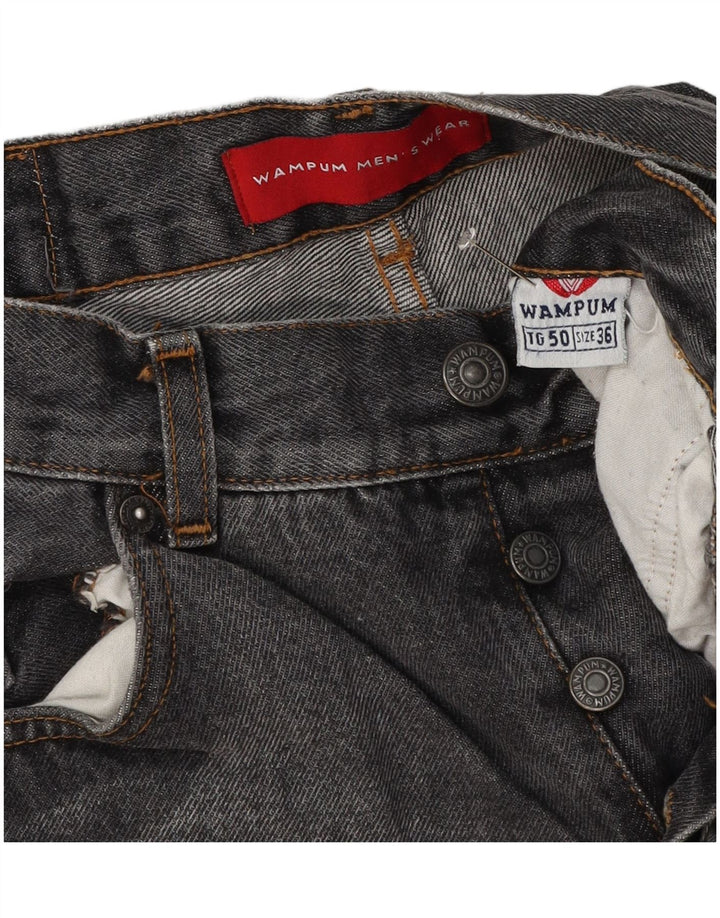 Wampum Jean droit homme W36 L33 gris coton