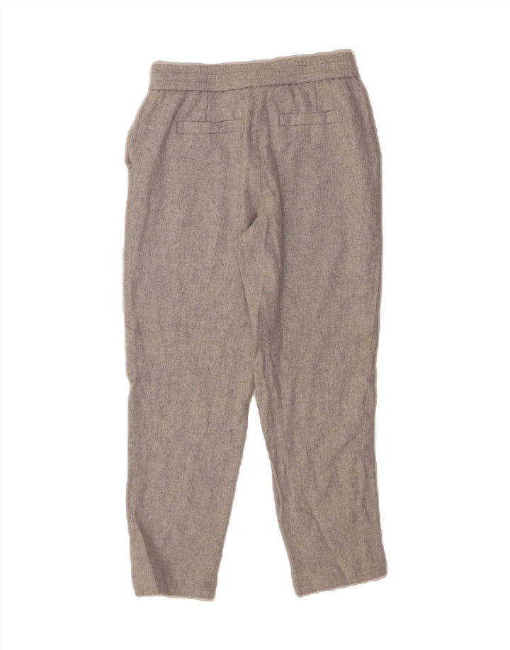 MASSIMO DUTTI Womens Slim Chino Trousers EU 38 Small W26 L24 Grey Wool Vintage Massimo Dutti and Second-Hand Massimo Dutti from Messina Hembry 