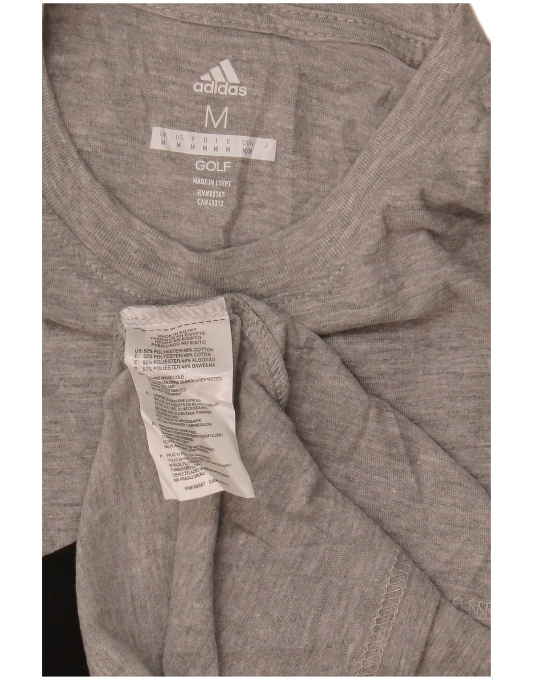 Adidas Haut graphique à manches longues pour homme Gris moyen moucheté en polyester