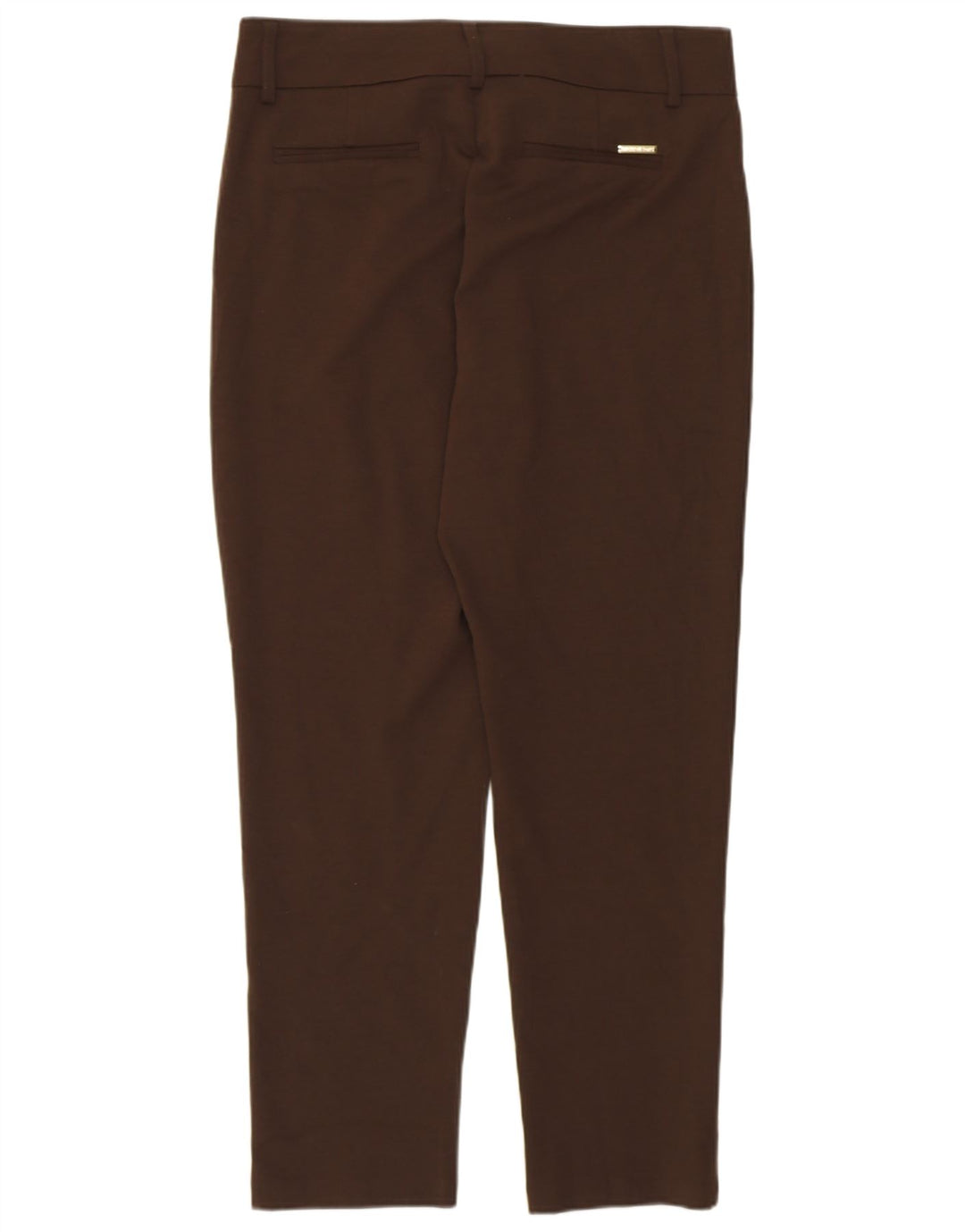 Michael Kors Pantalon de costume slim pour femme US 10 Large W32 L28 Marron