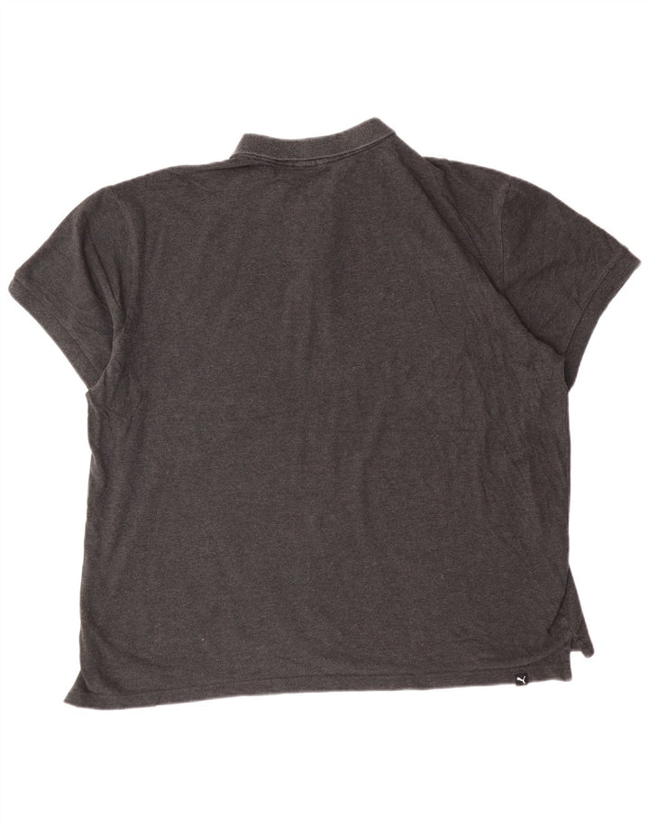 Puma Polo Homme 2XL Gris Coton