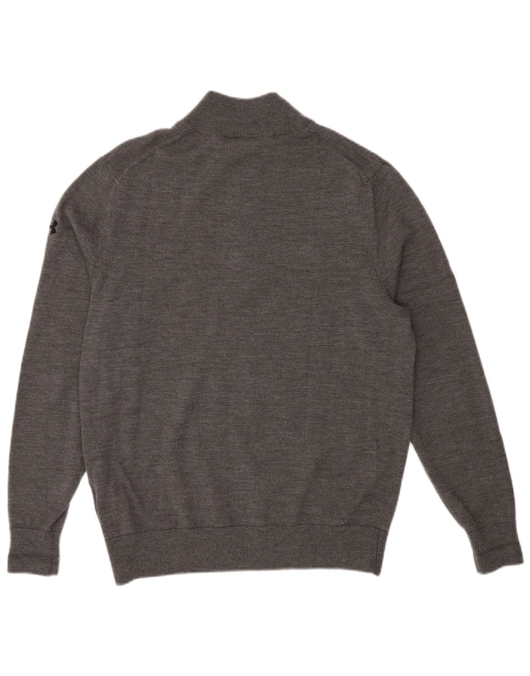 UNDER ARMOUR Pull Graphique à Col Zippé Homme Gris Moyen