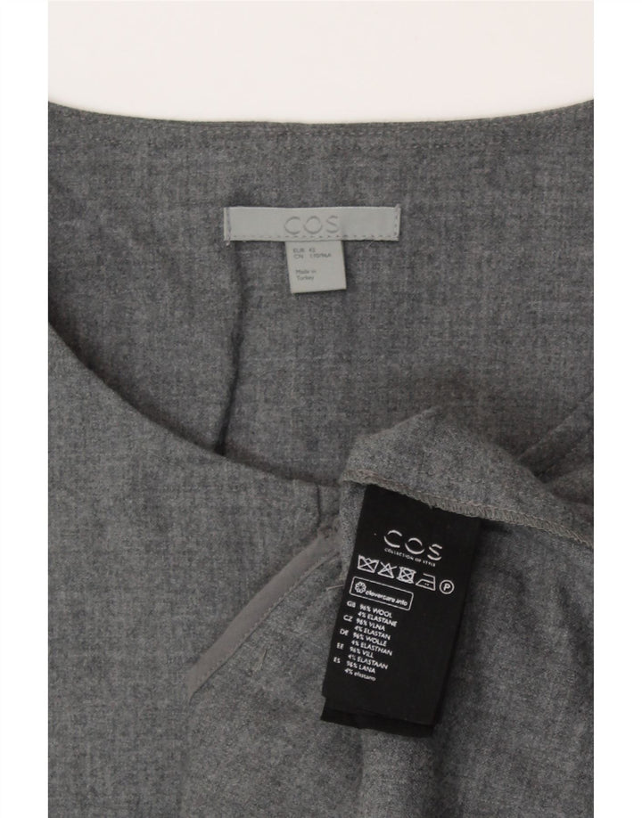 Cos Veste Blazer 5 Boutons Femme EU 42 Grande Laine Grise