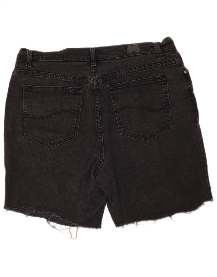 LEE Short en jean coupe décontractée pour femme W34 Large Noir