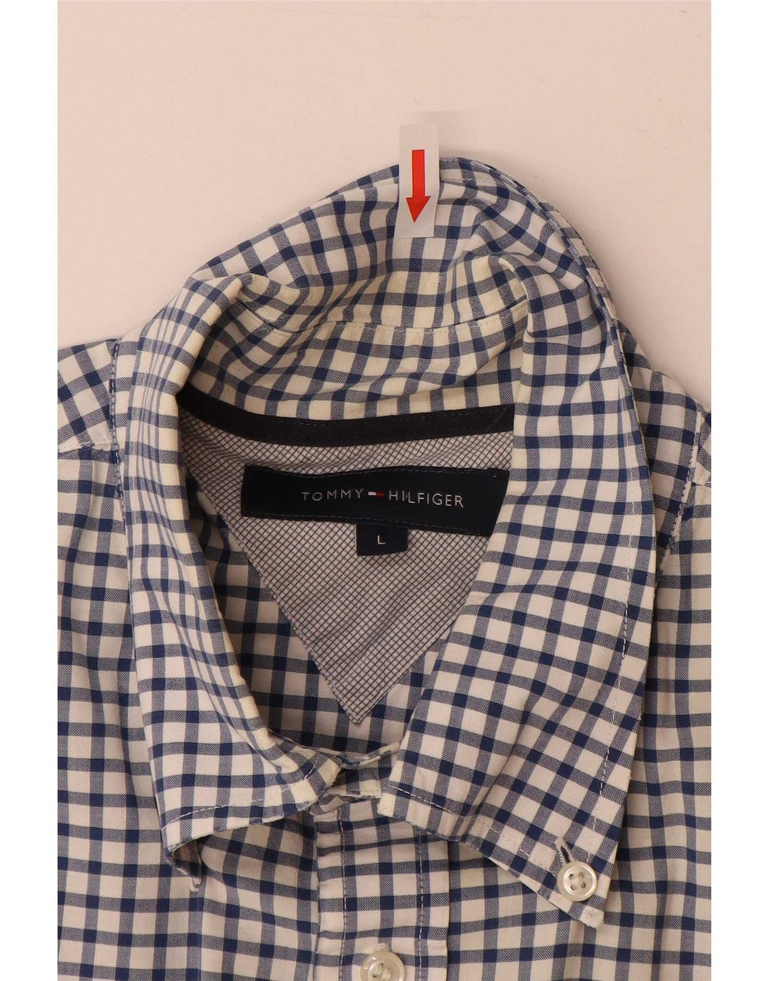 Tommy Hilfiger Chemise Homme Grand Bleu Vichy Coton