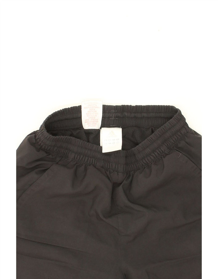 ADIDAS Boys Sport Shorts 11-12 Years Black Colourblock Polyester Vintage Adidas and Second-Hand Adidas from Messina Hembry 