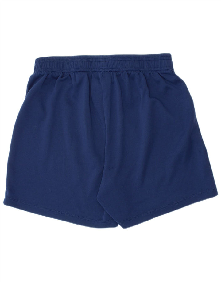 Umbro Short de Sport Garçon 9-10 ans Bleu Marine Moyen Polyester