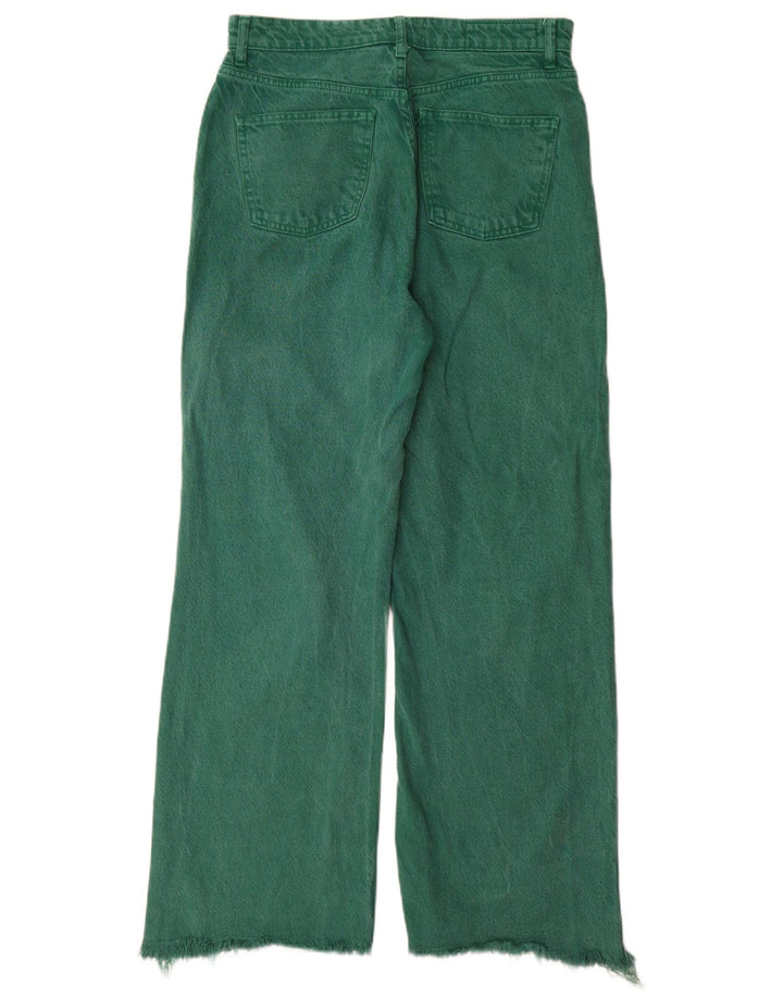 Zara Jean ample pour femme EU 38 Small W28 L31 Vert