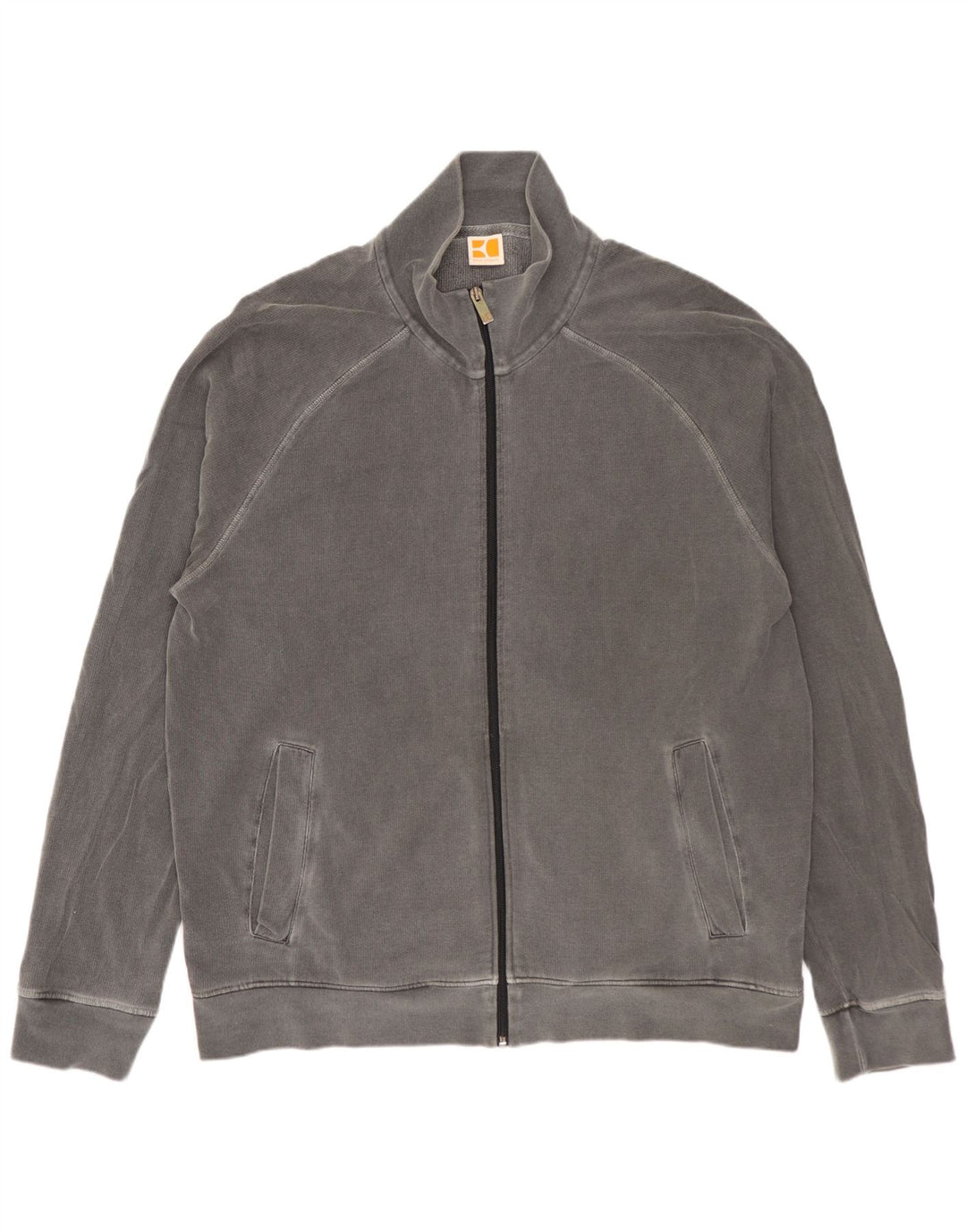 Hugo Boss Veste de survêtement pour homme 2XL Gris Coton