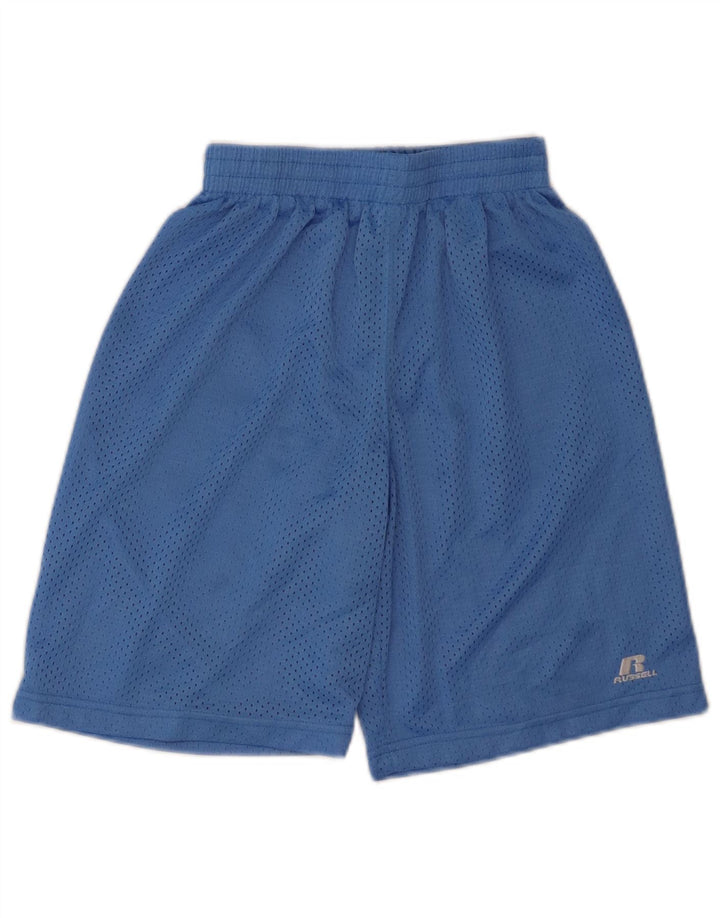 Russell Athletic Short de sport garçon 10-11 ans Bleu Polyester