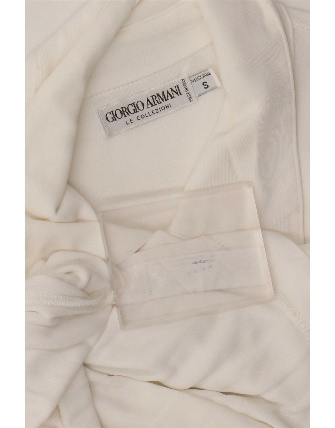 Giorgio Armani Chemise Homme Petite Viscose Blanche