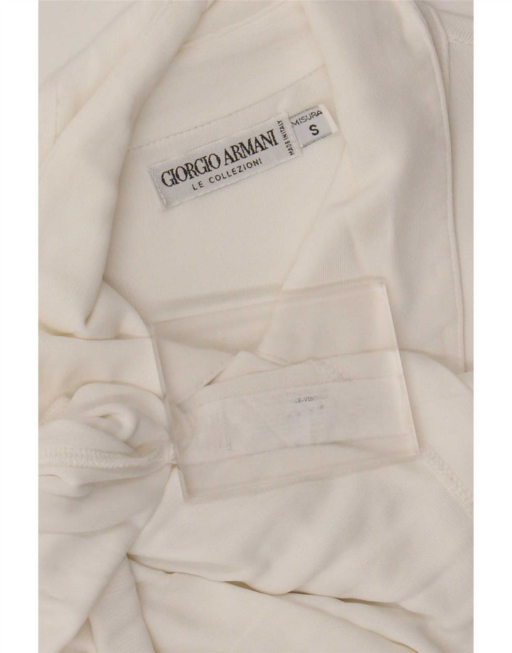 Giorgio Armani Chemise Homme Petite Viscose Blanche