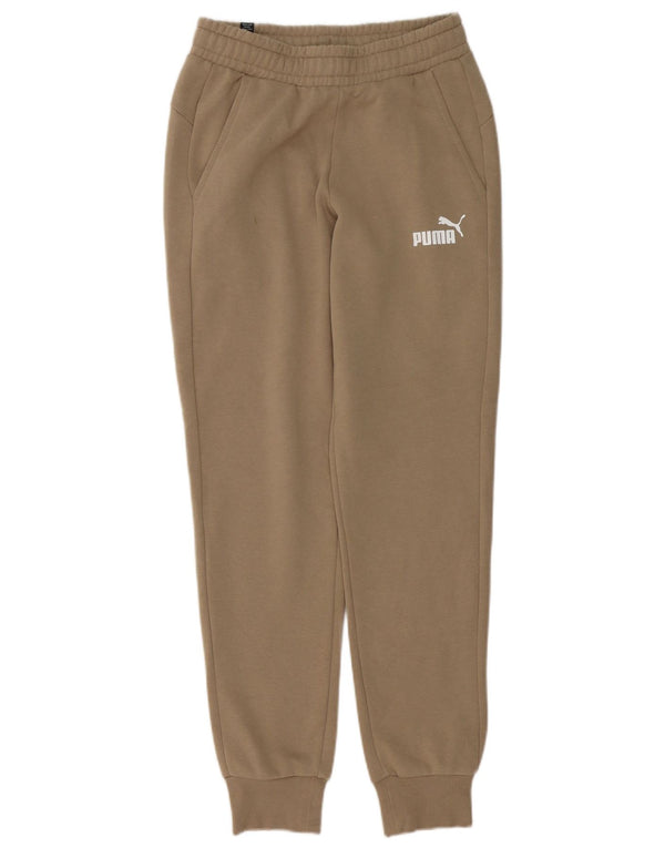 Puma Pantalon de survêtement pour homme en coton marron Taille S