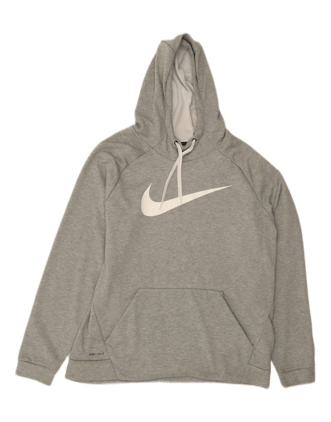 Nike Pull à capuche graphique pour homme XL Gris chiné Polyester