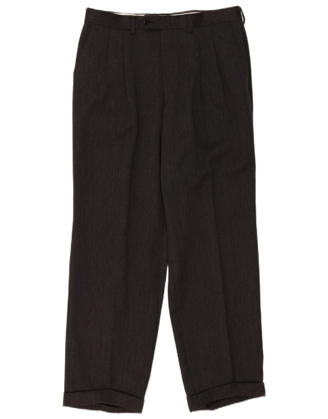 Cacharel Pantalon de costume pour homme IT 50 Large W34 L31 Gris