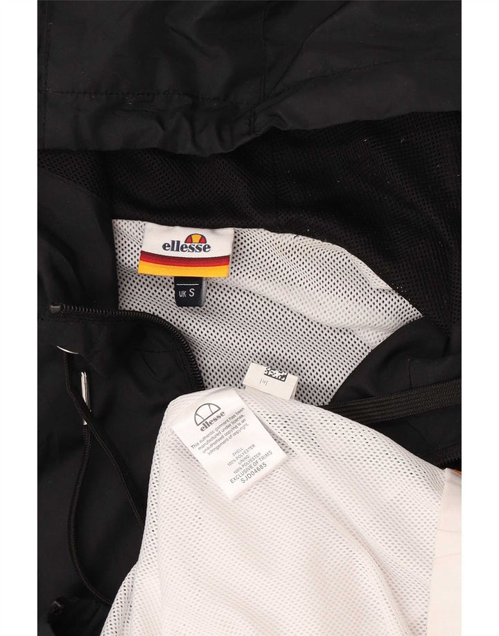 Ellesse Veste de survêtement à capuche graphique pour homme Small Noir Colourblock