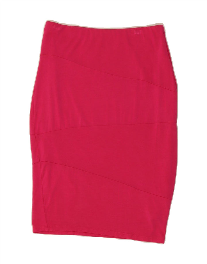 MOSSIMO Womens Pencil Skirt Small W26  Pink Rayon Vintage Mossimo and Second-Hand Mossimo from Messina Hembry 