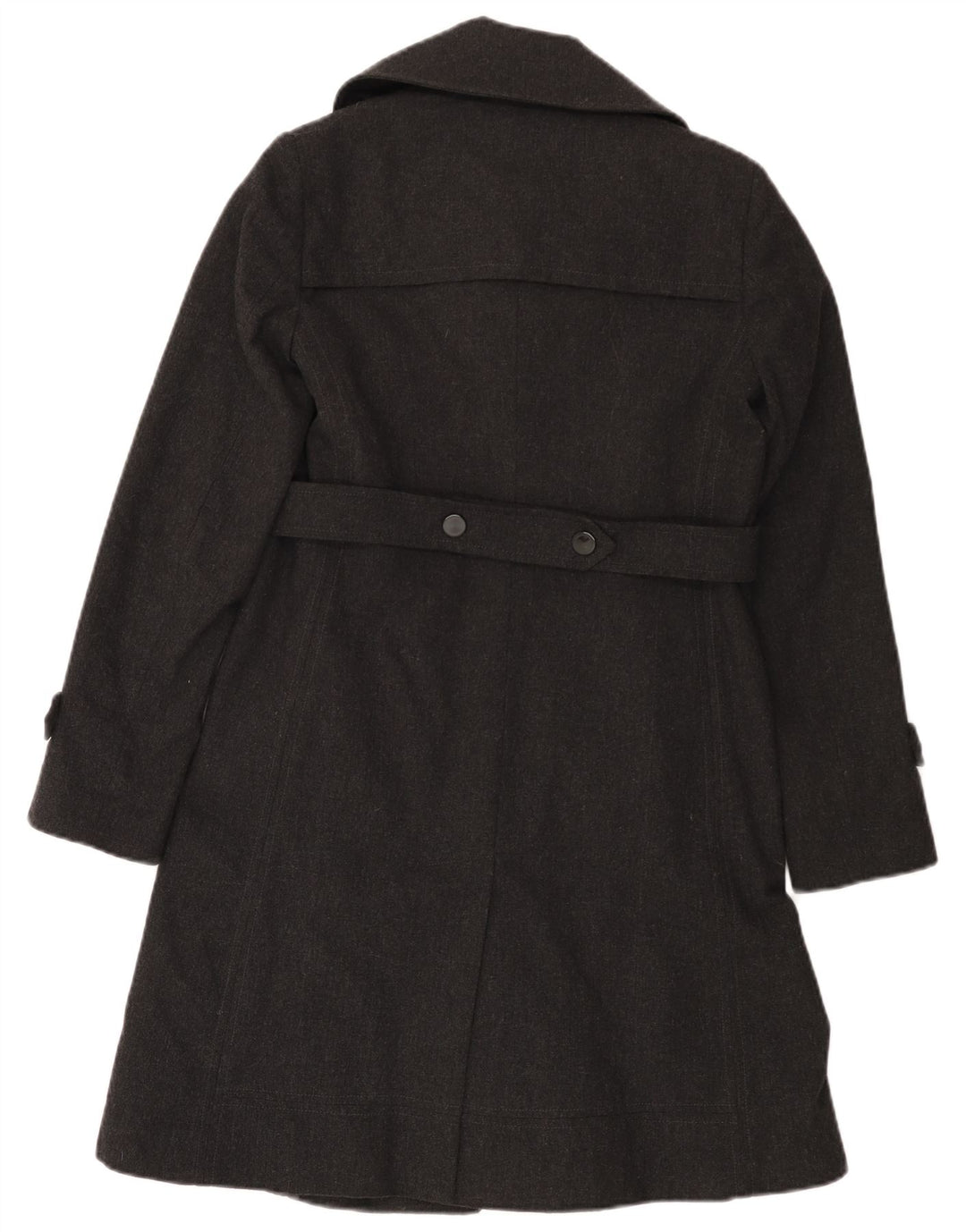 CNC Costume National Manteau Double Boutonnage Femme IT 40 Petit Gris Polyester