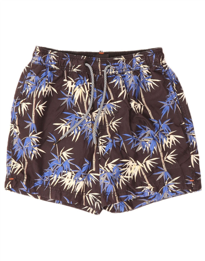 SUPERDRY Short de Bain Femme Petit Noir Floral Polyester