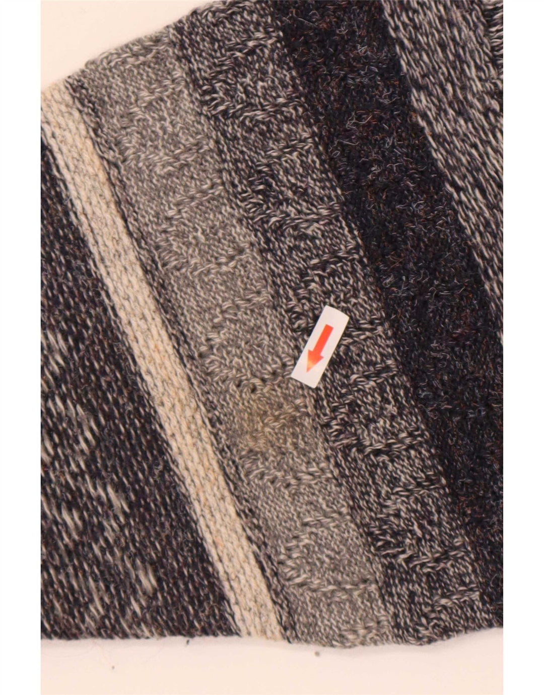 St. Bernard Pull Col Roulé Homme Gris Moyen Rayé Acrylique