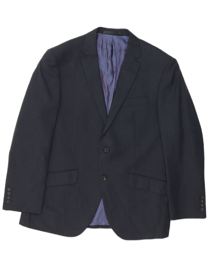Marks & Spencer Veste blazer à 2 boutons pour homme UK 42 Grande laine bleu marine
