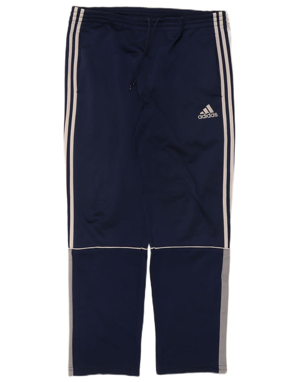 Adidas Pantalon de survêtement pour homme UK 36/38 Small Bleu marine Colourblock