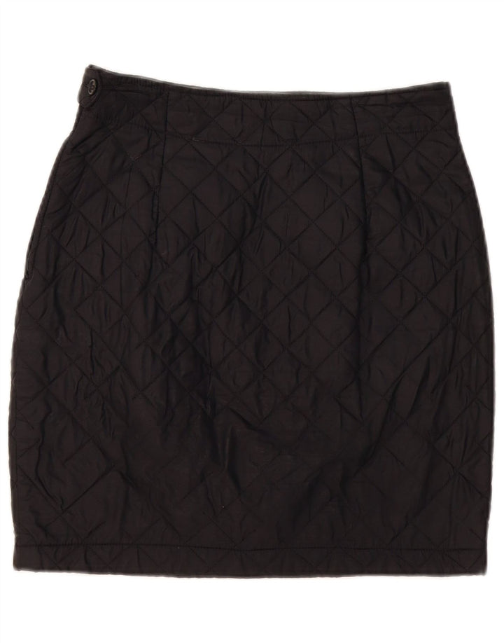 Benetton Mini-jupe matelassée IT 44 Medium W30 Noir Polyamide |