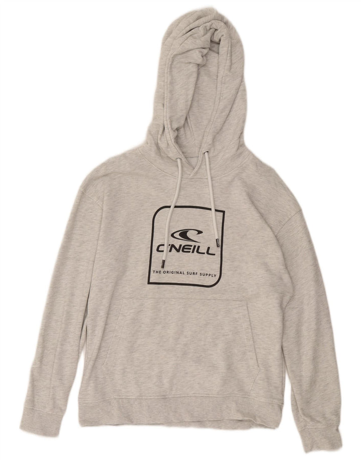 O'NEILL Pull à capuche graphique pour hommes, petit coton gris