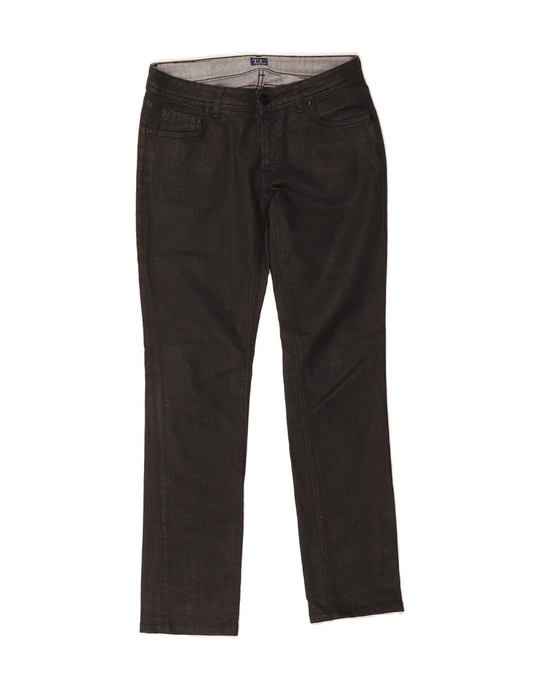 TRUSSARDI Womens Slim Jeans W27 L30 Black Cotton Vintage Trussardi and Second-Hand Trussardi from Messina Hembry 