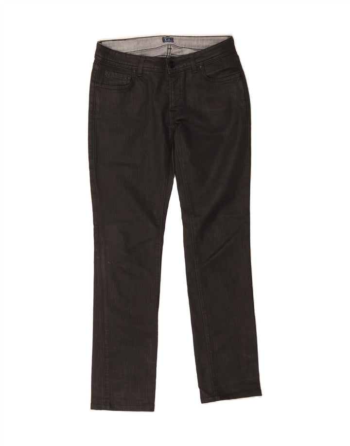 TRUSSARDI Womens Slim Jeans W27 L30 Black Cotton Vintage Trussardi and Second-Hand Trussardi from Messina Hembry 