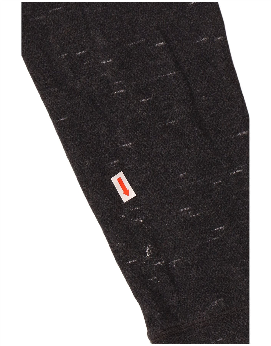 Champion Pull à capuche surdimensionné pour femme UK 10 Petit coton moucheté gris