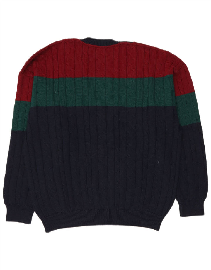 IL GRANCHIO Pull Col V Homme XL Multicolore Colourblock