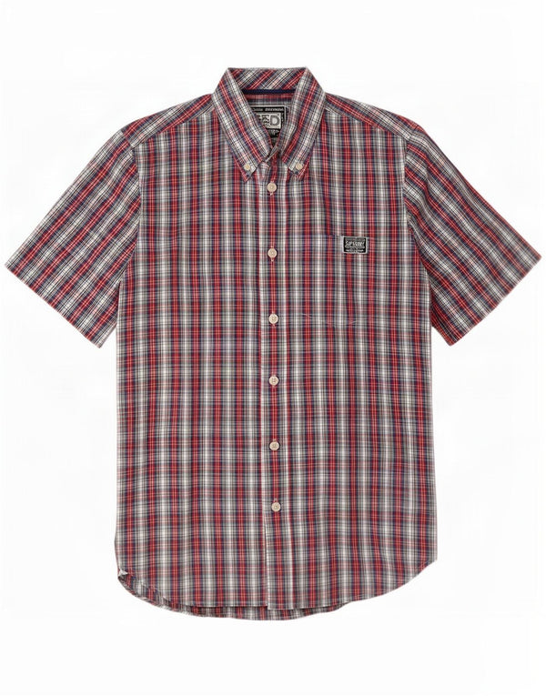 Superdry Chemise à Manches Courtes Homme Multicolore Check Cotton