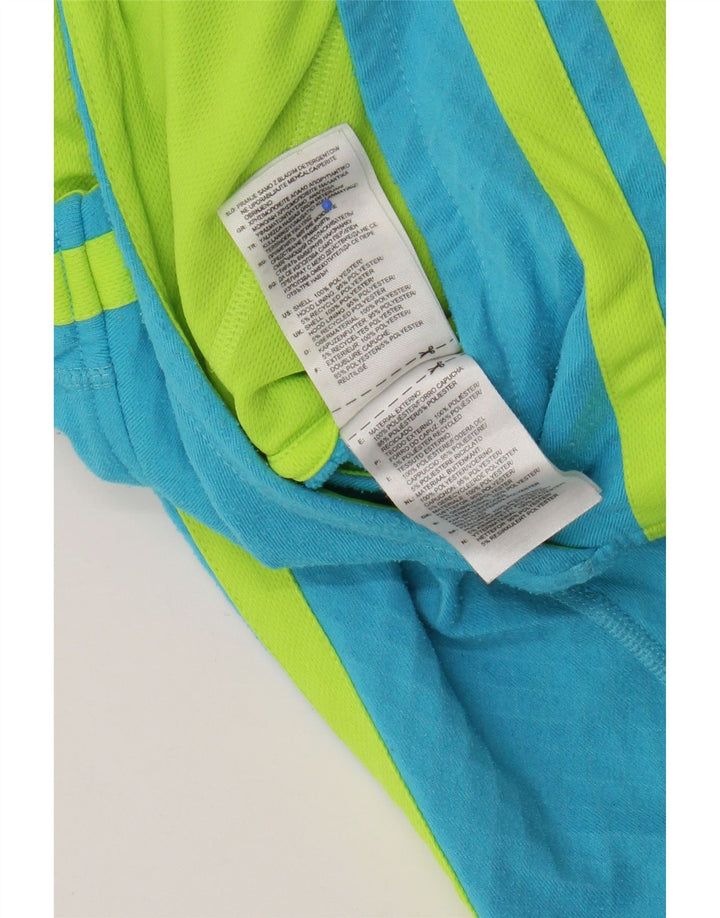 Adidas Pull à capuche pour femme UK 14 Bleu moyen Polyester