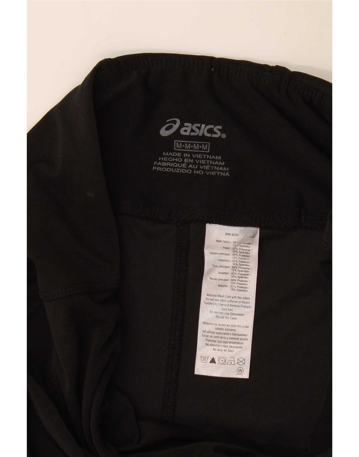 Asics Leggings Femme UK 42 Polyester Noir Moyen