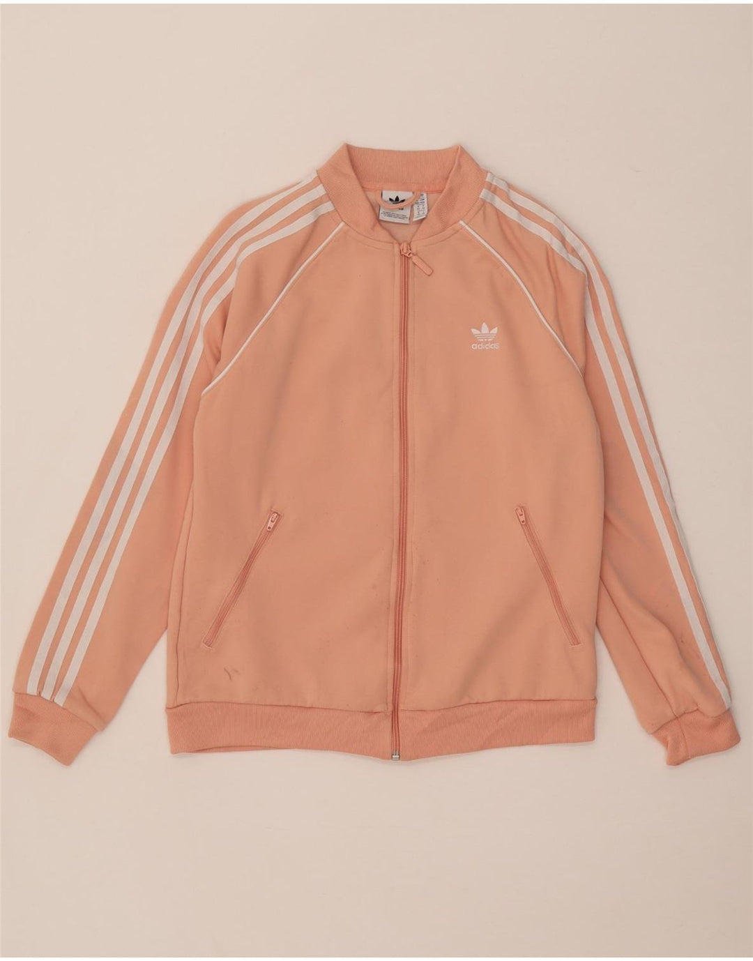 ADIDAS Veste de survêtement pour femme UK 14 Rose moyen Polyester