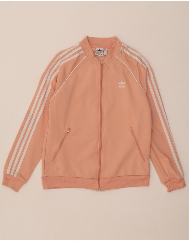 ADIDAS Veste de survêtement pour femme UK 14 Rose moyen Polyester