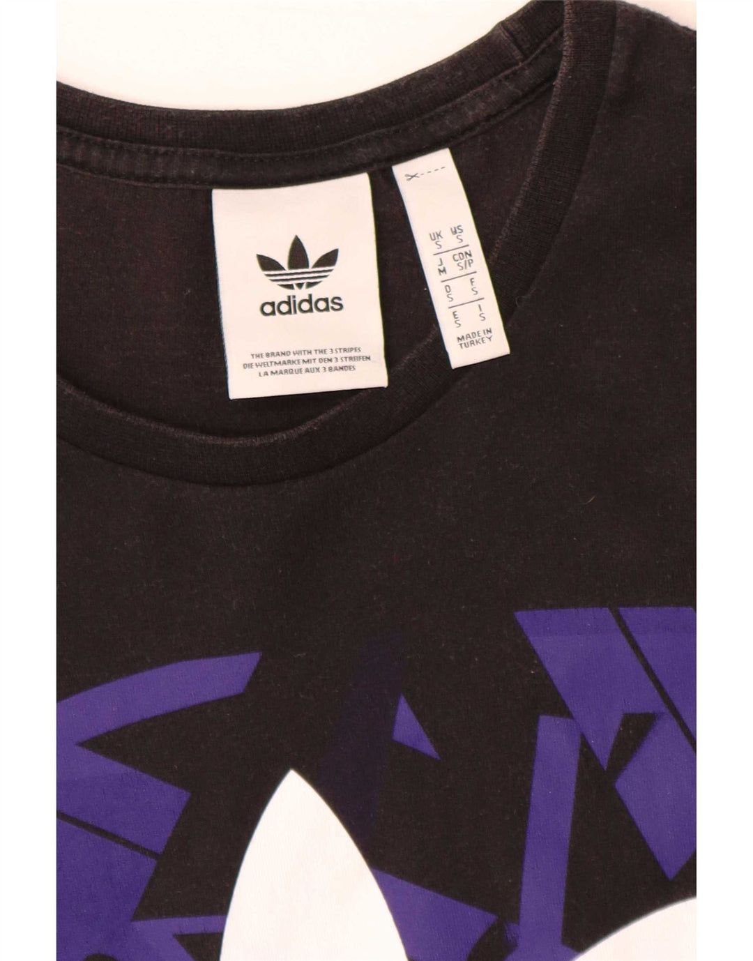 Adidas T-shirt graphique pour homme, petit, noir