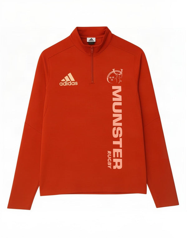 Adidas Garçon Munster Rugby Graphic Pull Survêtement Top 13-14 ans Rouge