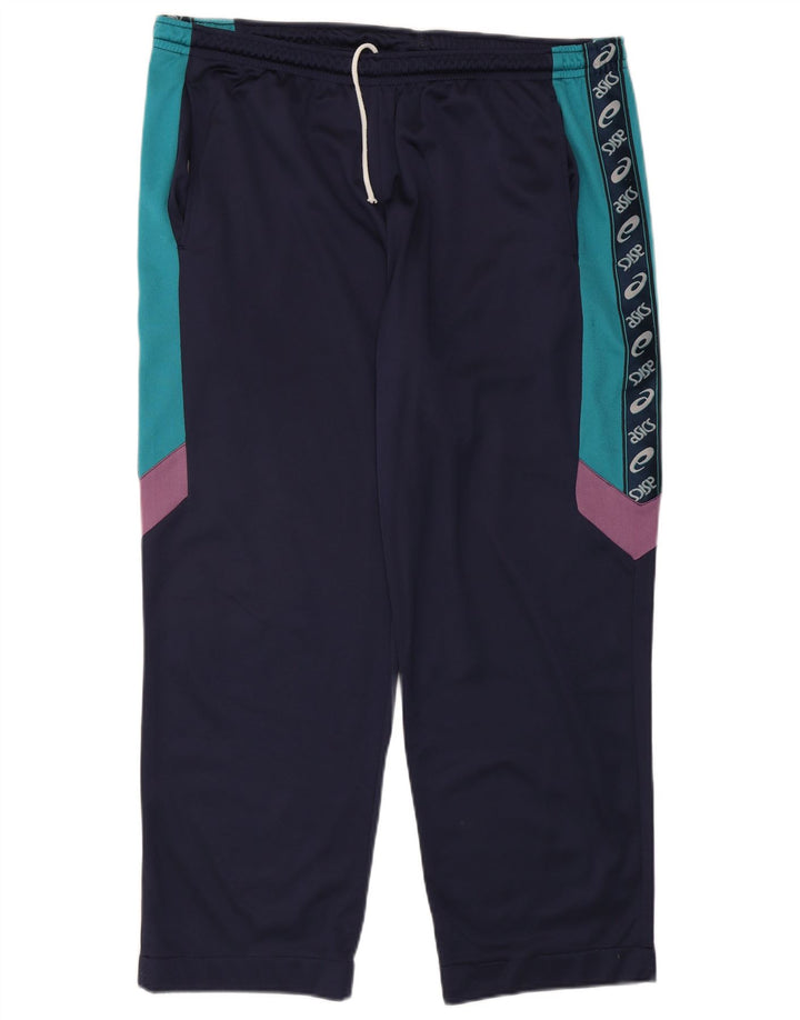 Asics Pantalon de Survêtement Graphique XL Homme Bleu Marine Colourblock