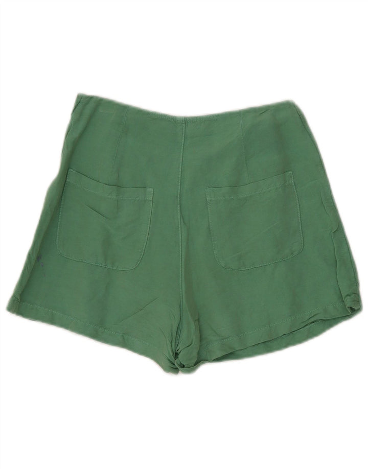 Zara Short décontracté pour femme Petit W26 Lin vert