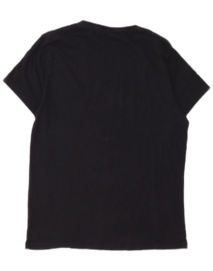 JACK WILLS T-Shirt Homme Haut Large Noir Coton