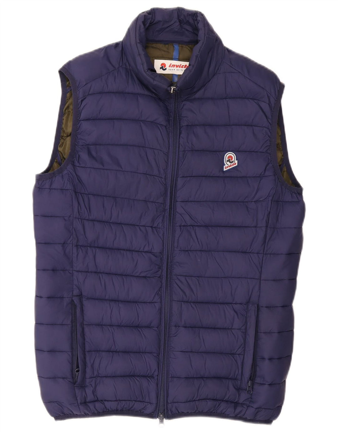 Invicta Gilet rembourré pour homme UK 38 Bleu marine moyen Polyamide