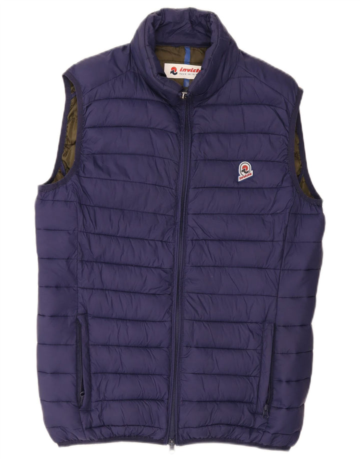 Invicta Gilet rembourré pour homme UK 38 Bleu marine moyen Polyamide