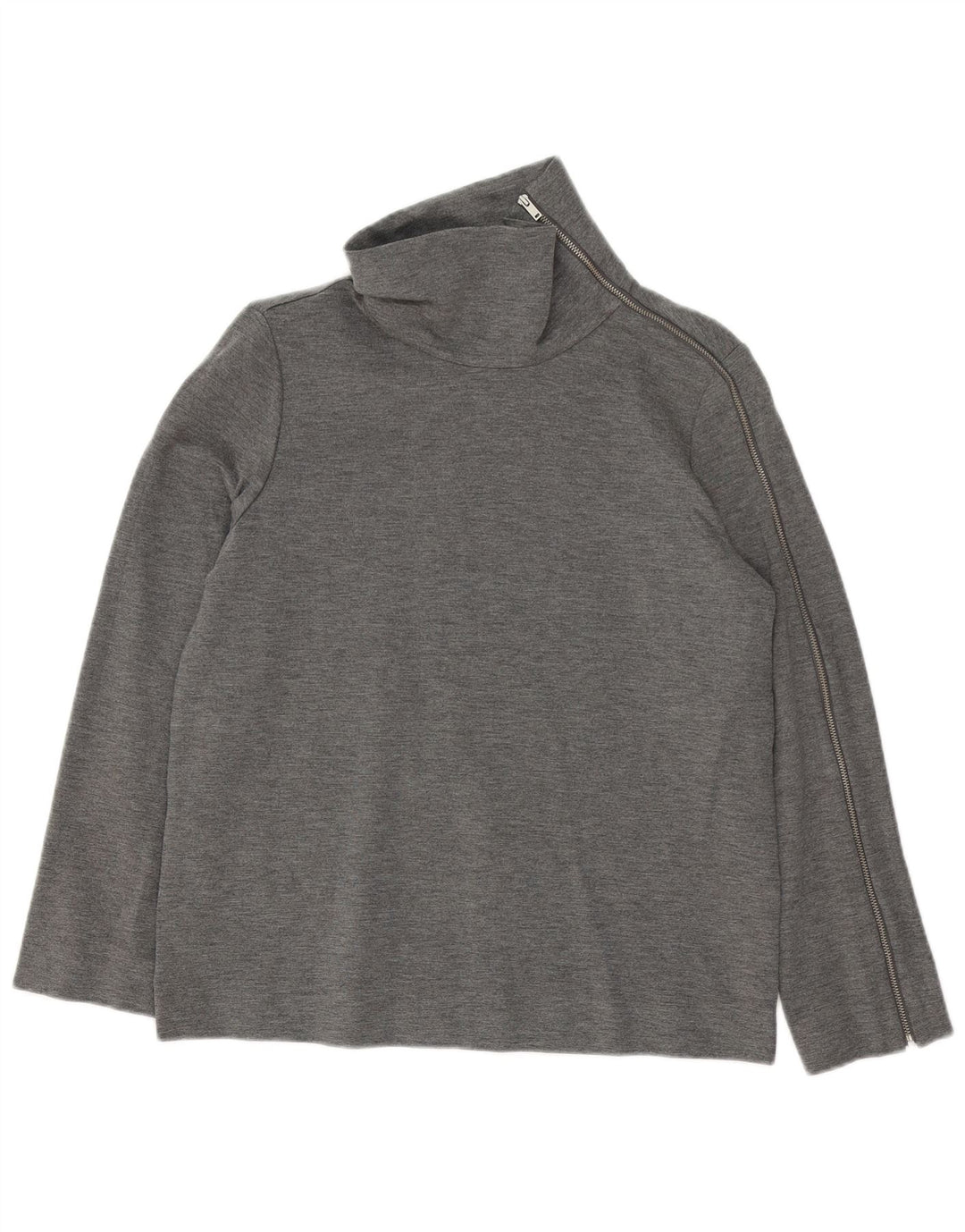 Cos Haut Oversize Femme Manches Longues EU 36 Petit Gris Viscose
