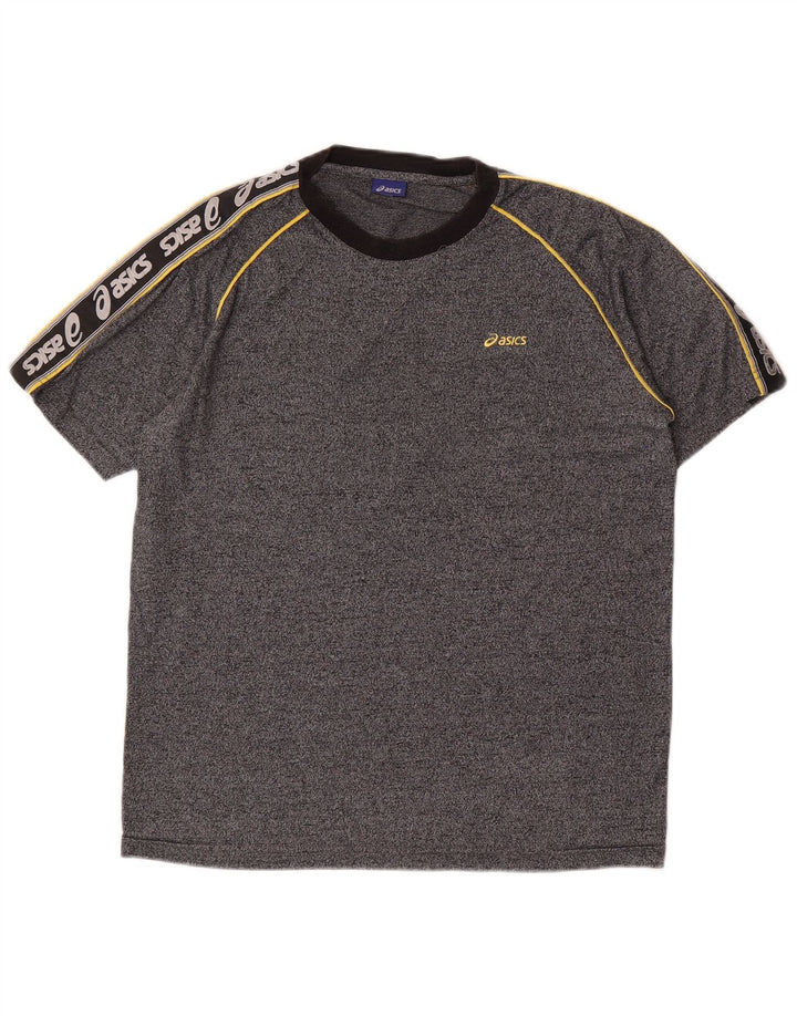 ASICS T-Shirt Graphique Homme Gris Moyen Colourblock